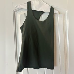 Ribbed lined workout top